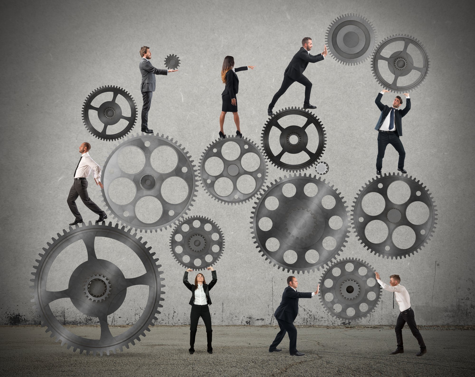 teamwork-businesspeople-work-together-system-gears